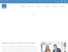 Tablet Screenshot of bluecom.co.in
